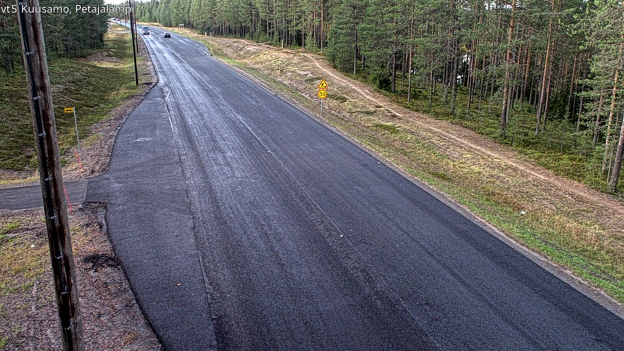 Kelikamerat Kuva Tie 5 Kuusamo, Petäjälampi, Kuusamo, Pohjois-Pohjanmaa