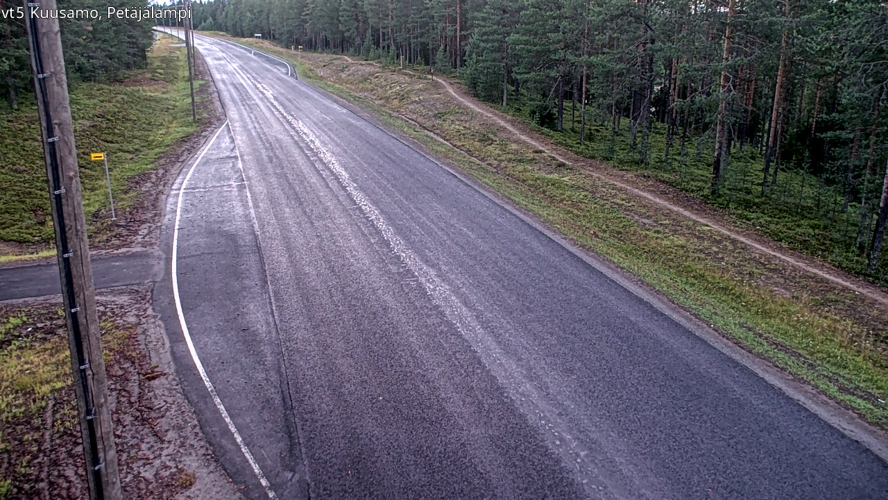 Kelikamerat Kuva Tie 5 Kuusamo, Petäjälampi, Kuusamo, Pohjois-Pohjanmaa