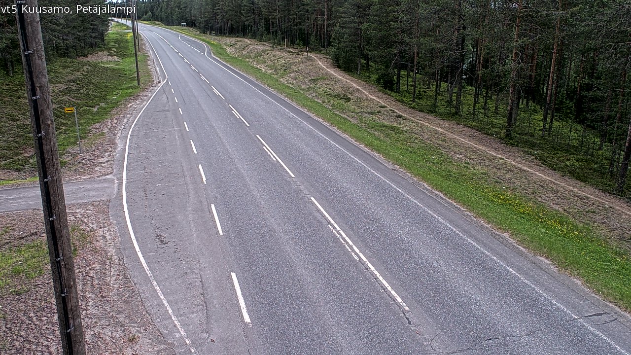 Kelikamerat Kuva Tie 5 Kuusamo, Petäjälampi, Kuusamo, Pohjois-Pohjanmaa
