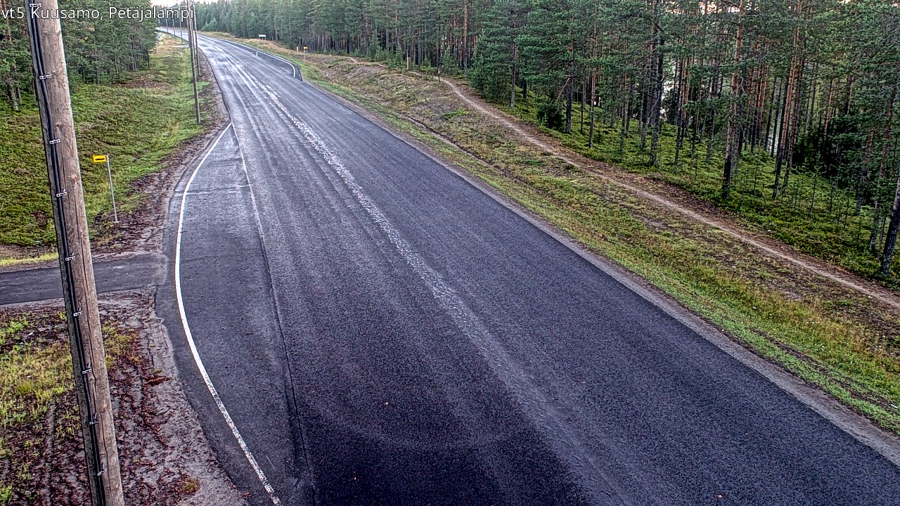 Kelikamerat Kuva Tie 5 Kuusamo, Petäjälampi, Kuusamo, Pohjois-Pohjanmaa