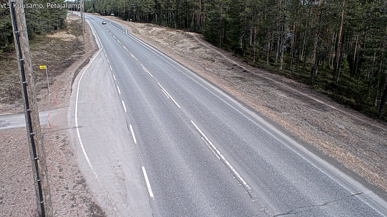 Kelikamerat Kuva Tie 5 Kuusamo, Petäjälampi, Kuusamo, Pohjois-Pohjanmaa
