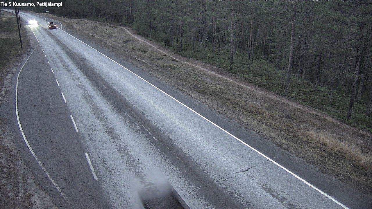 Kelikamerat Kuva Tie 5 Kuusamo, Petäjälampi, Kuusamo, Pohjois-Pohjanmaa