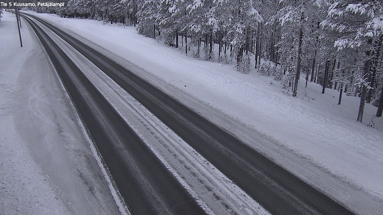 Kelikamerat Kuva Tie 5 Kuusamo, Petäjälampi, Kuusamo, Pohjois-Pohjanmaa