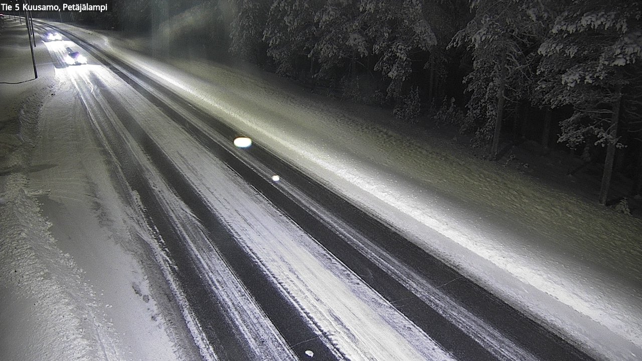 Weather Camera Image Road 5 Kuusamo, Petäjälampi, Kuusamo, Pohjois-Pohjanmaa