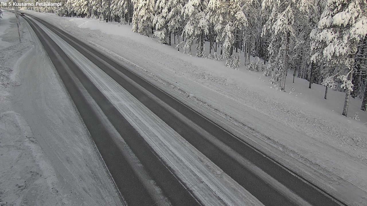 Kelikamerat Kuva Tie 5 Kuusamo, Petäjälampi, Kuusamo, Pohjois-Pohjanmaa
