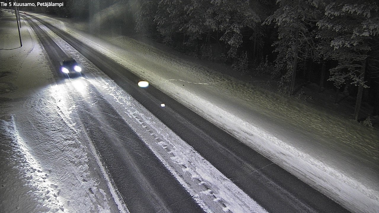 Kelikamerat Kuva Tie 5 Kuusamo, Petäjälampi, Kuusamo, Pohjois-Pohjanmaa