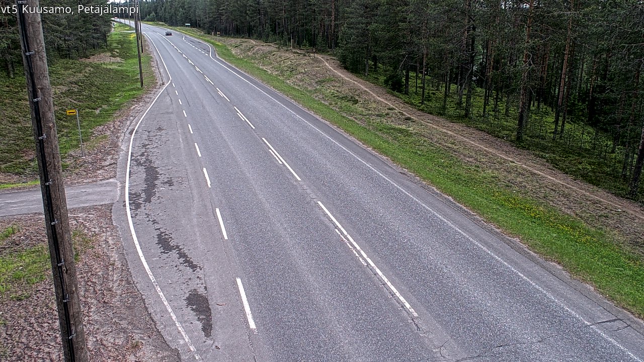 Kelikamerat Kuva Tie 5 Kuusamo, Petäjälampi, Kuusamo, Pohjois-Pohjanmaa