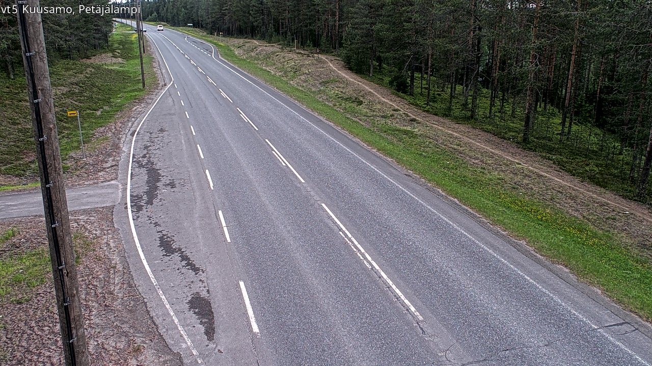 Kelikamerat Kuva Tie 5 Kuusamo, Petäjälampi, Kuusamo, Pohjois-Pohjanmaa
