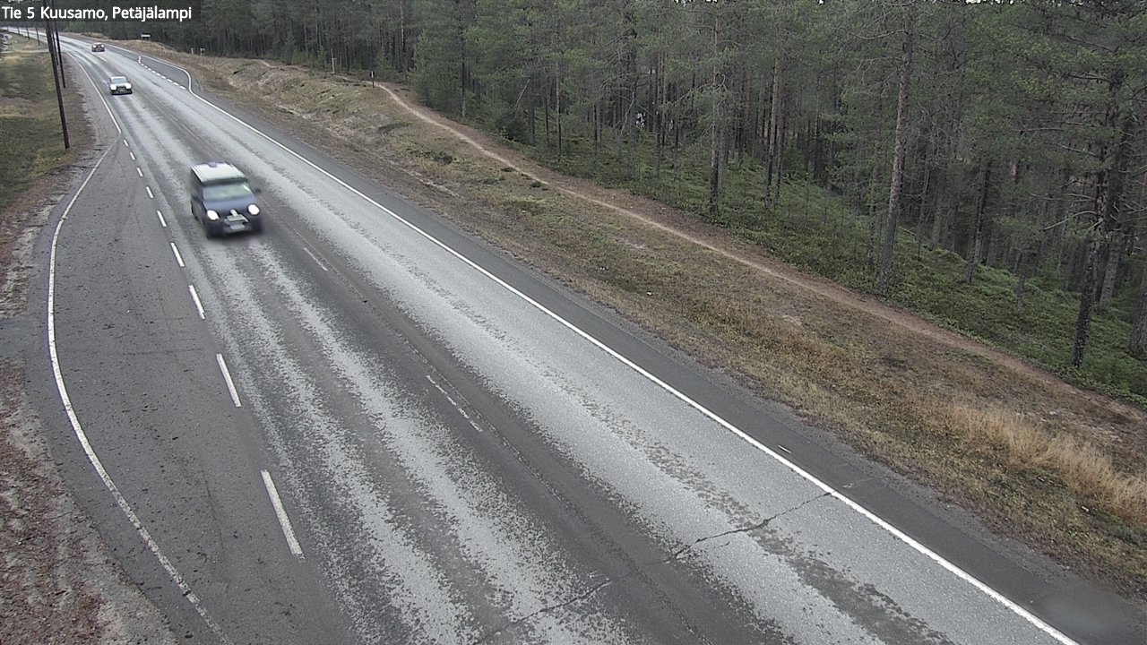 Kelikamerat Kuva Tie 5 Kuusamo, Petäjälampi, Kuusamo, Pohjois-Pohjanmaa