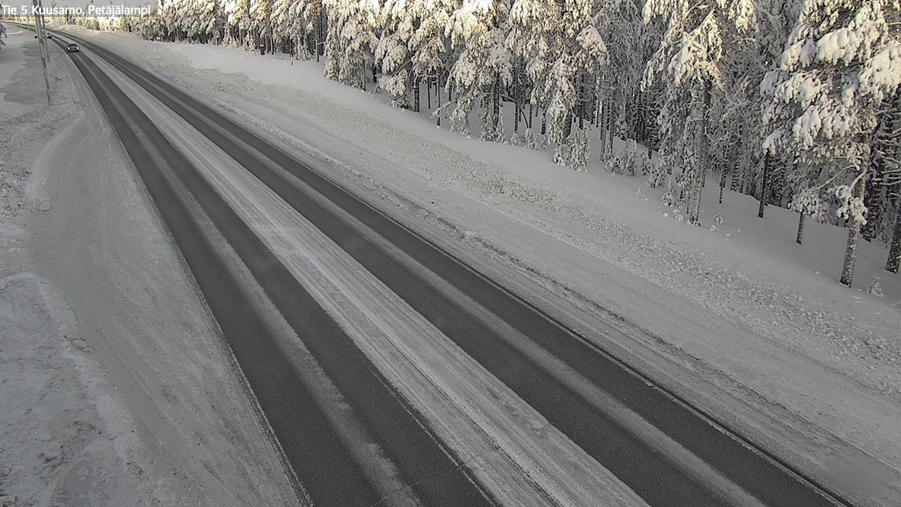 Kelikamerat Kuva Tie 5 Kuusamo, Petäjälampi, Kuusamo, Pohjois-Pohjanmaa