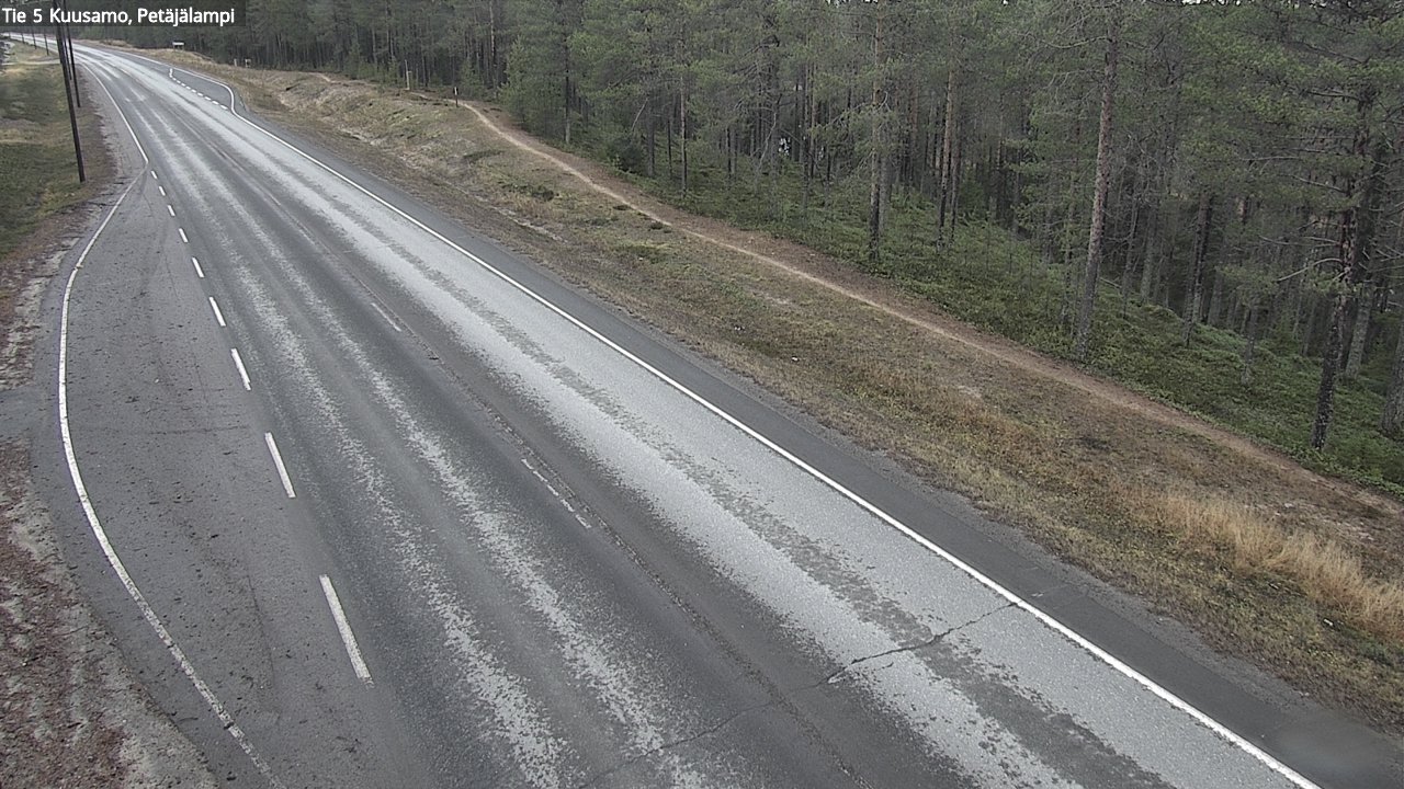 Kelikamerat Kuva Tie 5 Kuusamo, Petäjälampi, Kuusamo, Pohjois-Pohjanmaa