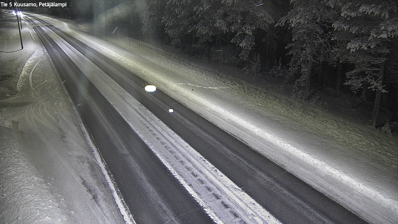 Kelikamerat Kuva Tie 5 Kuusamo, Petäjälampi, Kuusamo, Pohjois-Pohjanmaa