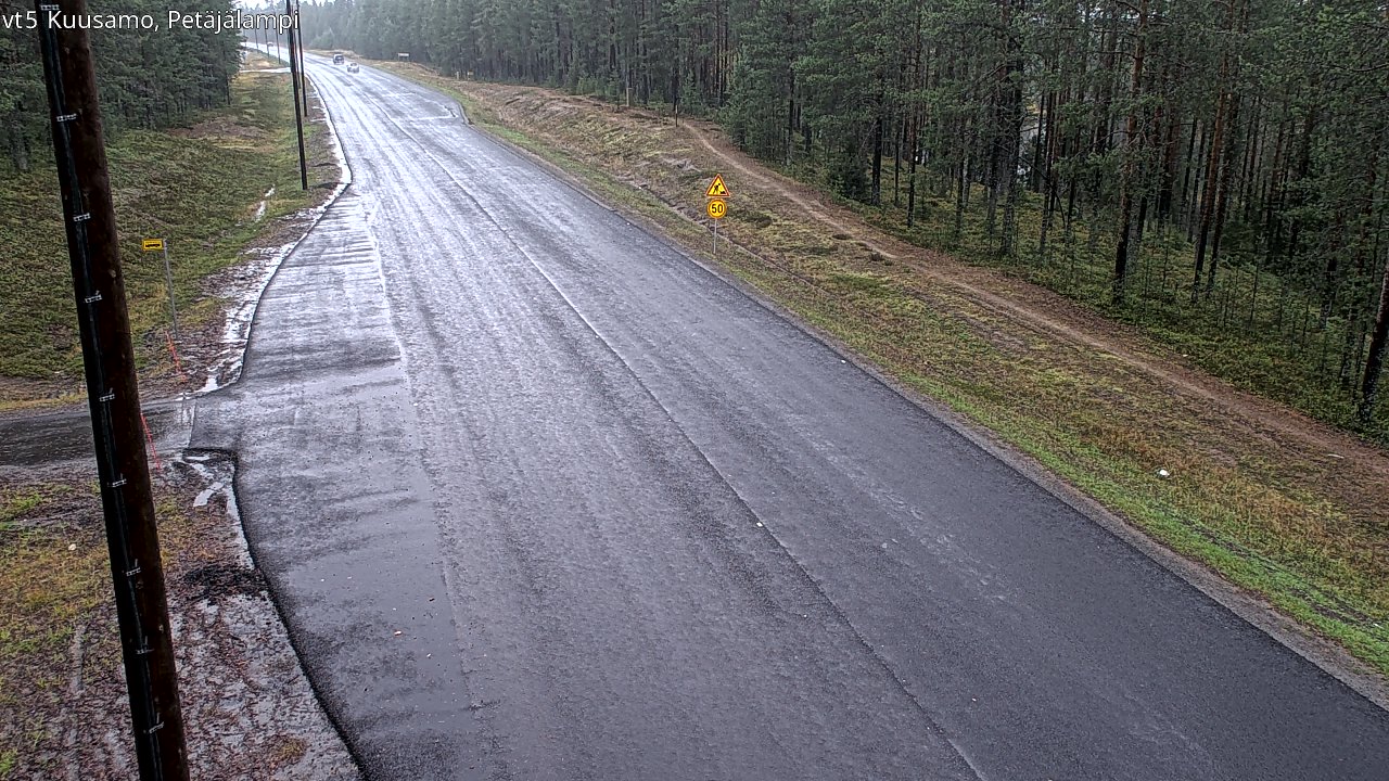 Weather Camera Image Road 5 Kuusamo, Petäjälampi, Kuusamo, Pohjois-Pohjanmaa