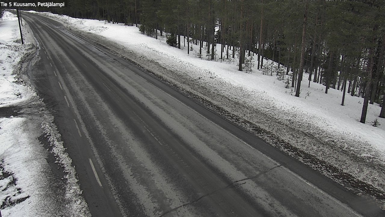 Kelikamerat Kuva Tie 5 Kuusamo, Petäjälampi, Kuusamo, Pohjois-Pohjanmaa