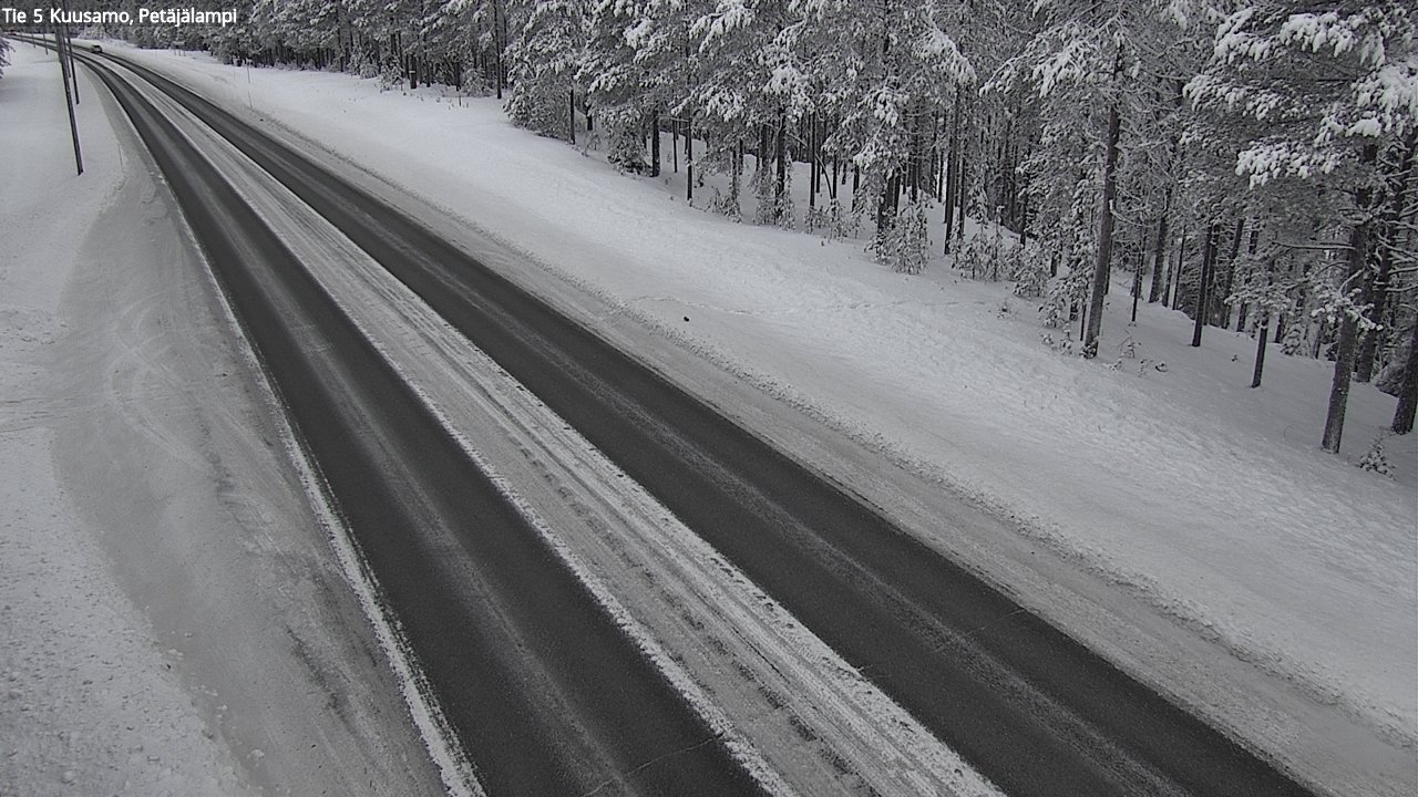 Kelikamerat Kuva Tie 5 Kuusamo, Petäjälampi, Kuusamo, Pohjois-Pohjanmaa