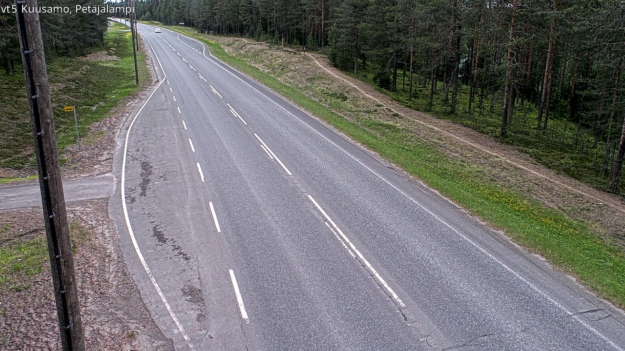 Kelikamerat Kuva Tie 5 Kuusamo, Petäjälampi, Kuusamo, Pohjois-Pohjanmaa