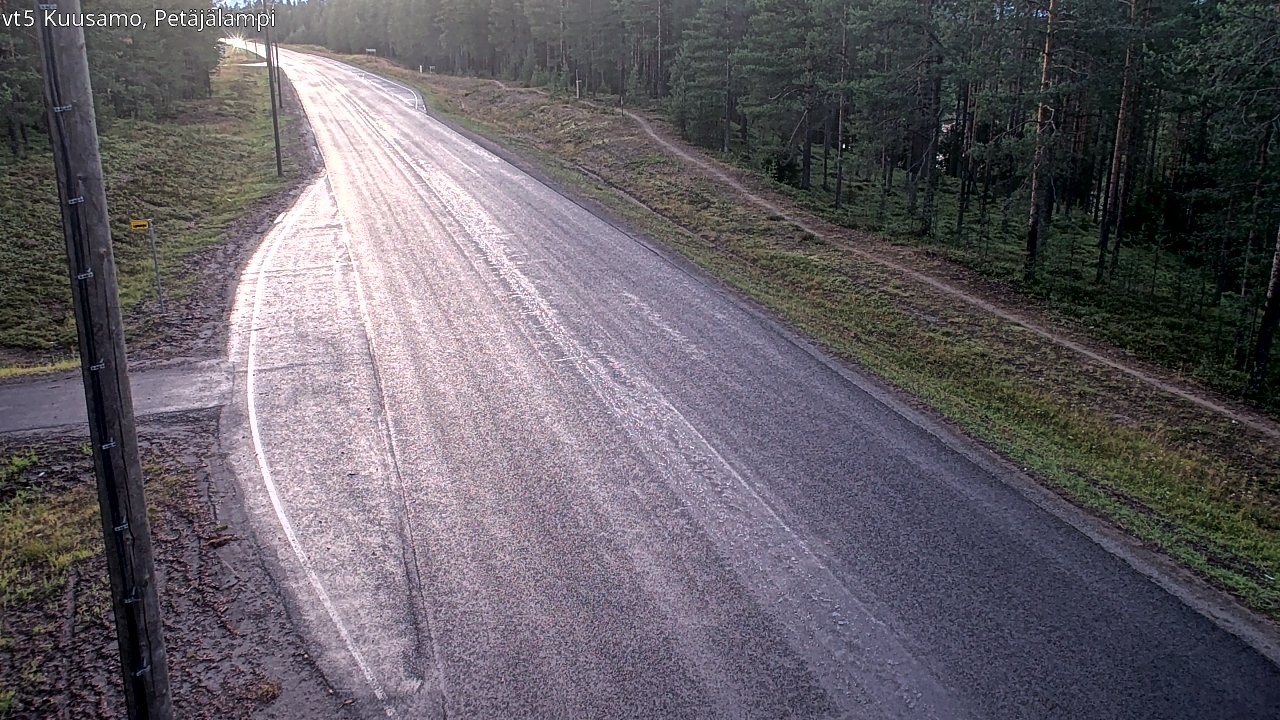 Kelikamerat Kuva Tie 5 Kuusamo, Petäjälampi, Kuusamo, Pohjois-Pohjanmaa
