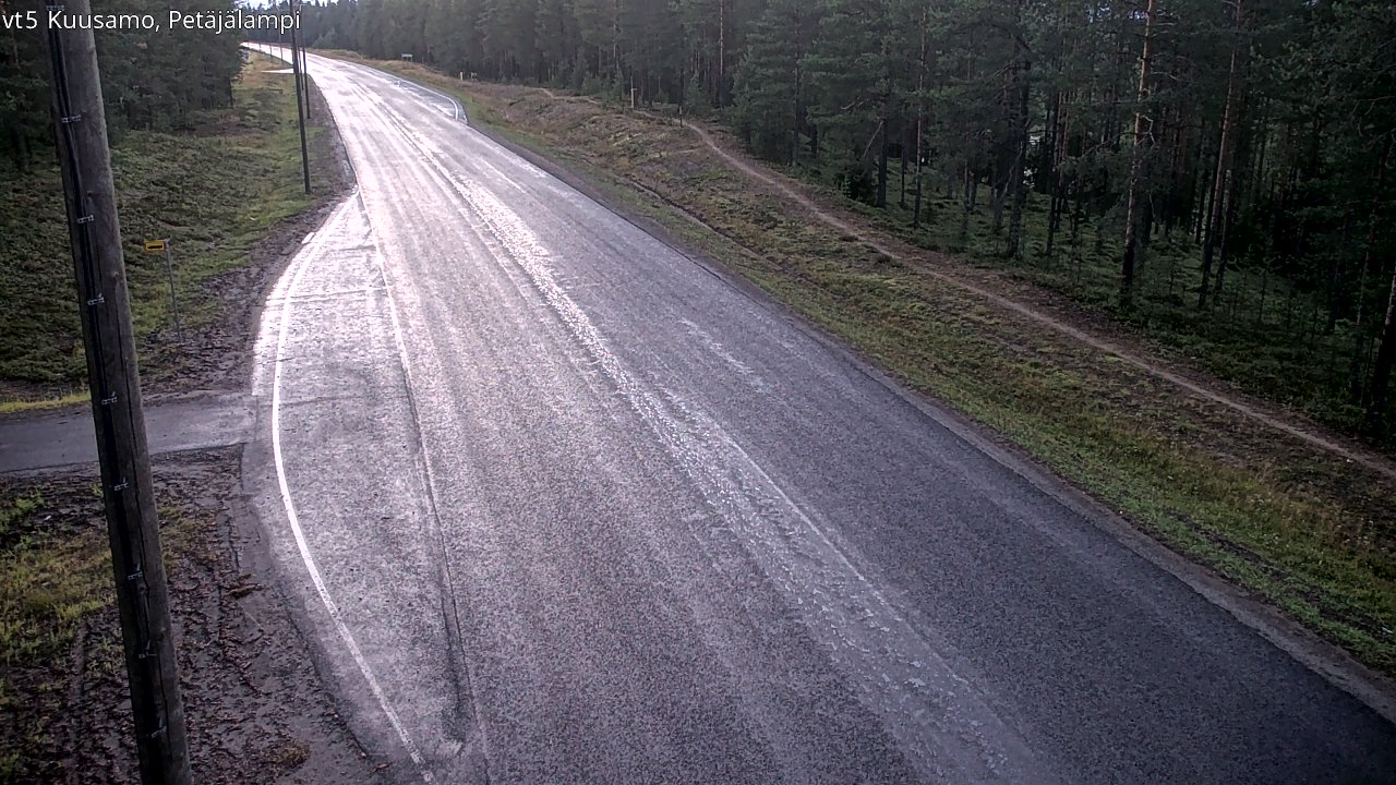 Kelikamerat Kuva Tie 5 Kuusamo, Petäjälampi, Kuusamo, Pohjois-Pohjanmaa