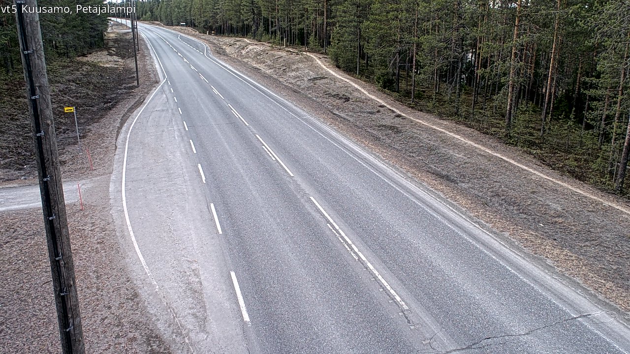 Kelikamerat Kuva Tie 5 Kuusamo, Petäjälampi, Kuusamo, Pohjois-Pohjanmaa