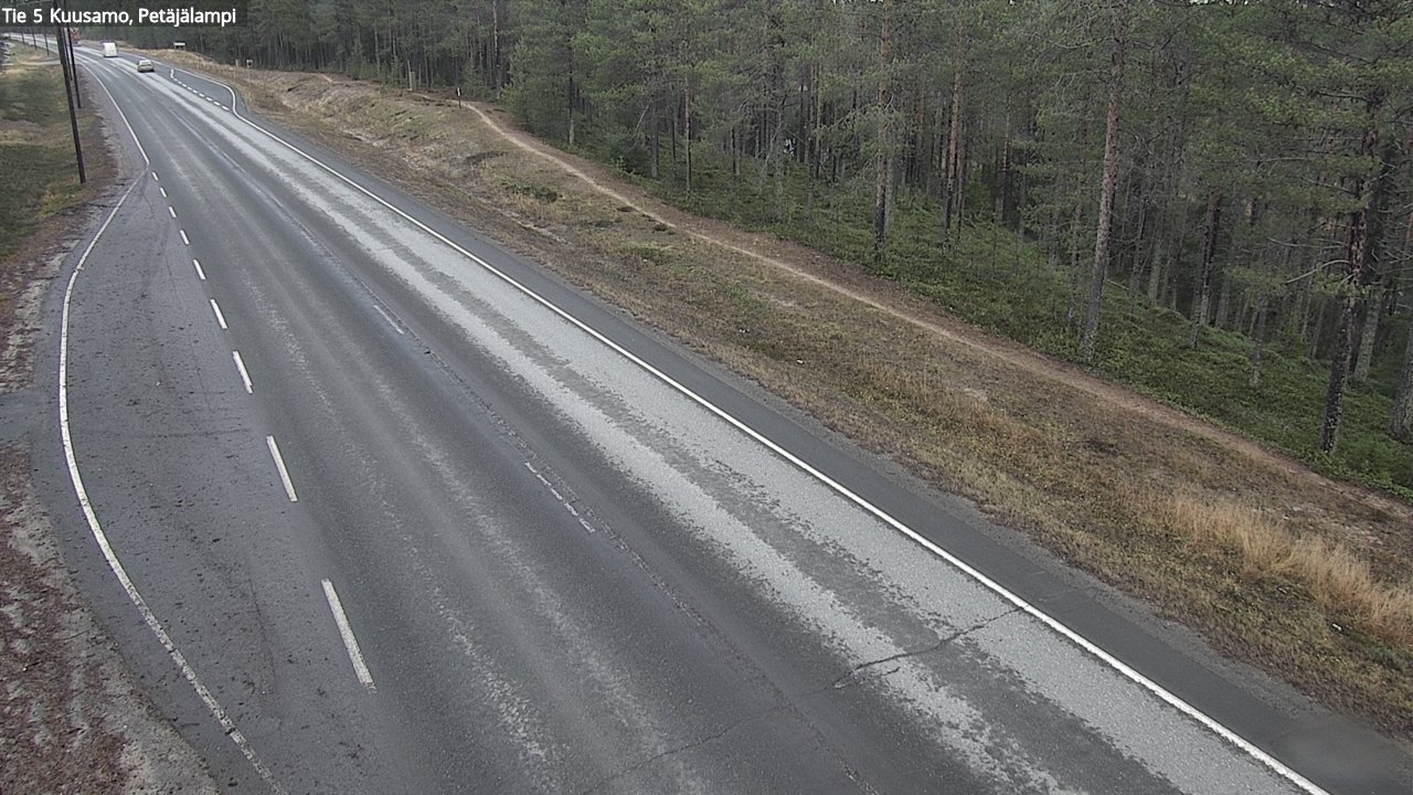 Kelikamerat Kuva Tie 5 Kuusamo, Petäjälampi, Kuusamo, Pohjois-Pohjanmaa