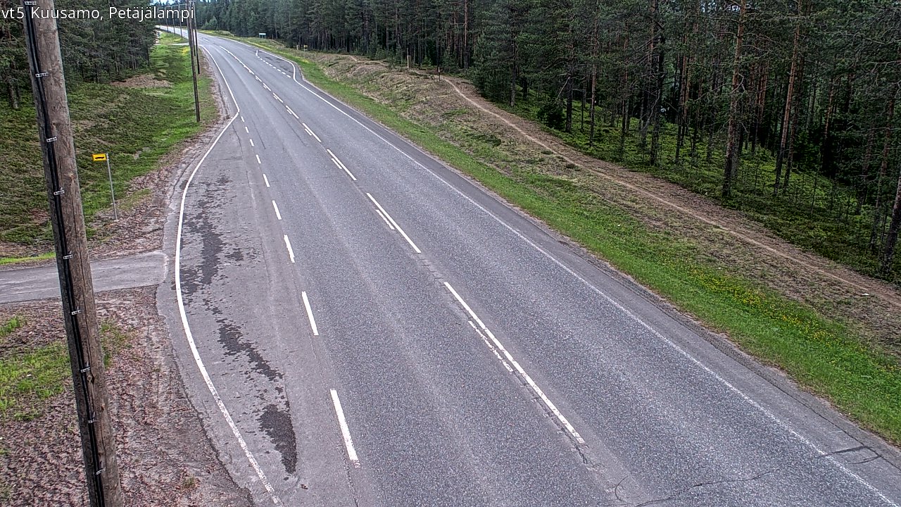 Kelikamerat Kuva Tie 5 Kuusamo, Petäjälampi, Kuusamo, Pohjois-Pohjanmaa