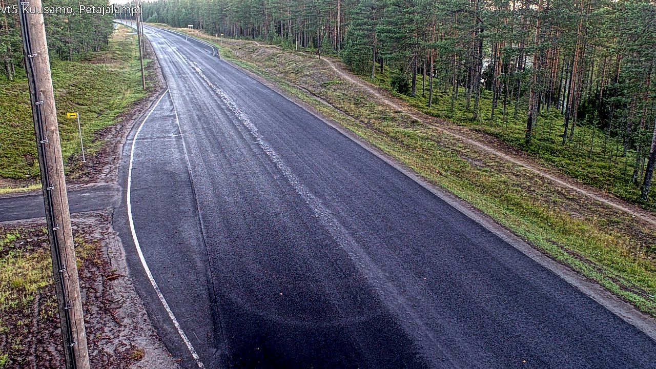 Kelikamerat Kuva Tie 5 Kuusamo, Petäjälampi, Kuusamo, Pohjois-Pohjanmaa
