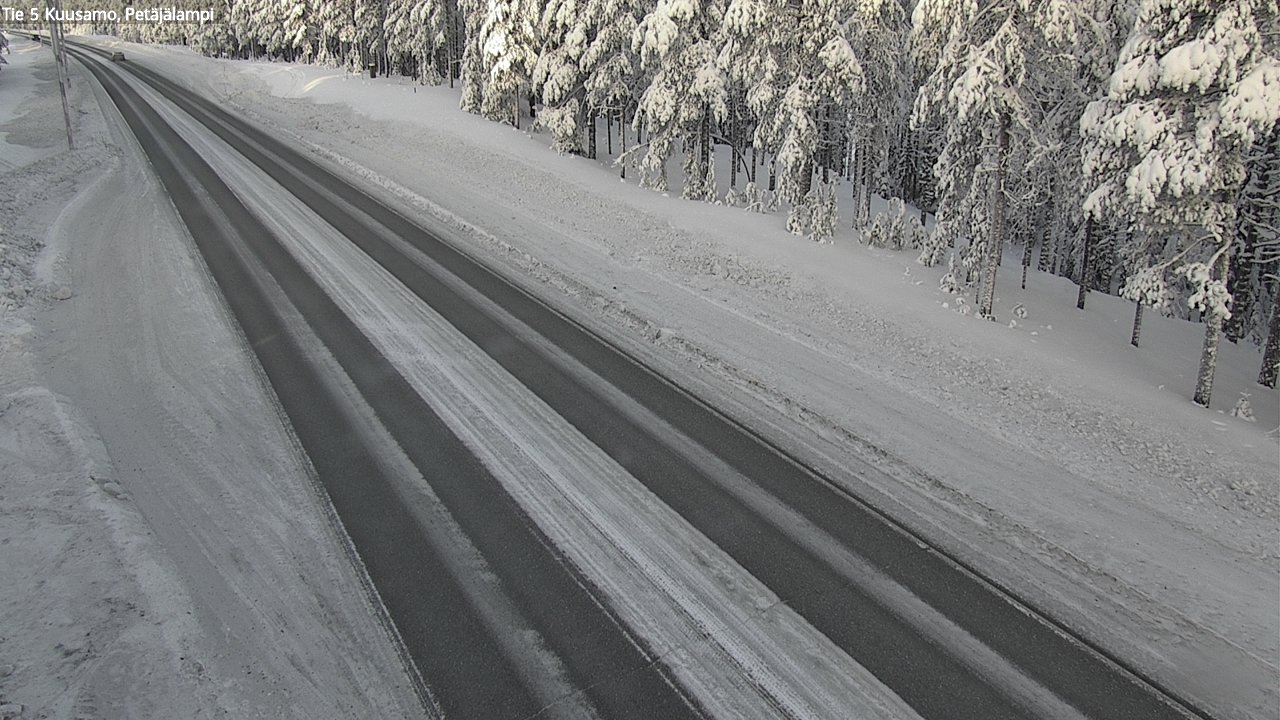 Kelikamerat Kuva Tie 5 Kuusamo, Petäjälampi, Kuusamo, Pohjois-Pohjanmaa