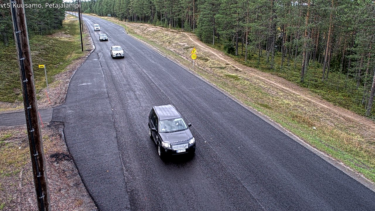 Kelikamerat Kuva Tie 5 Kuusamo, Petäjälampi, Kuusamo, Pohjois-Pohjanmaa