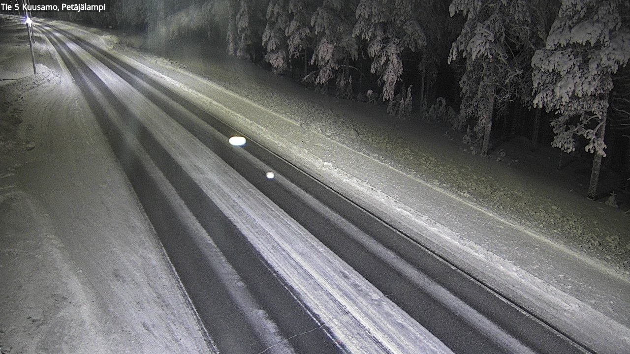 Kelikamerat Kuva Tie 5 Kuusamo, Petäjälampi, Kuusamo, Pohjois-Pohjanmaa