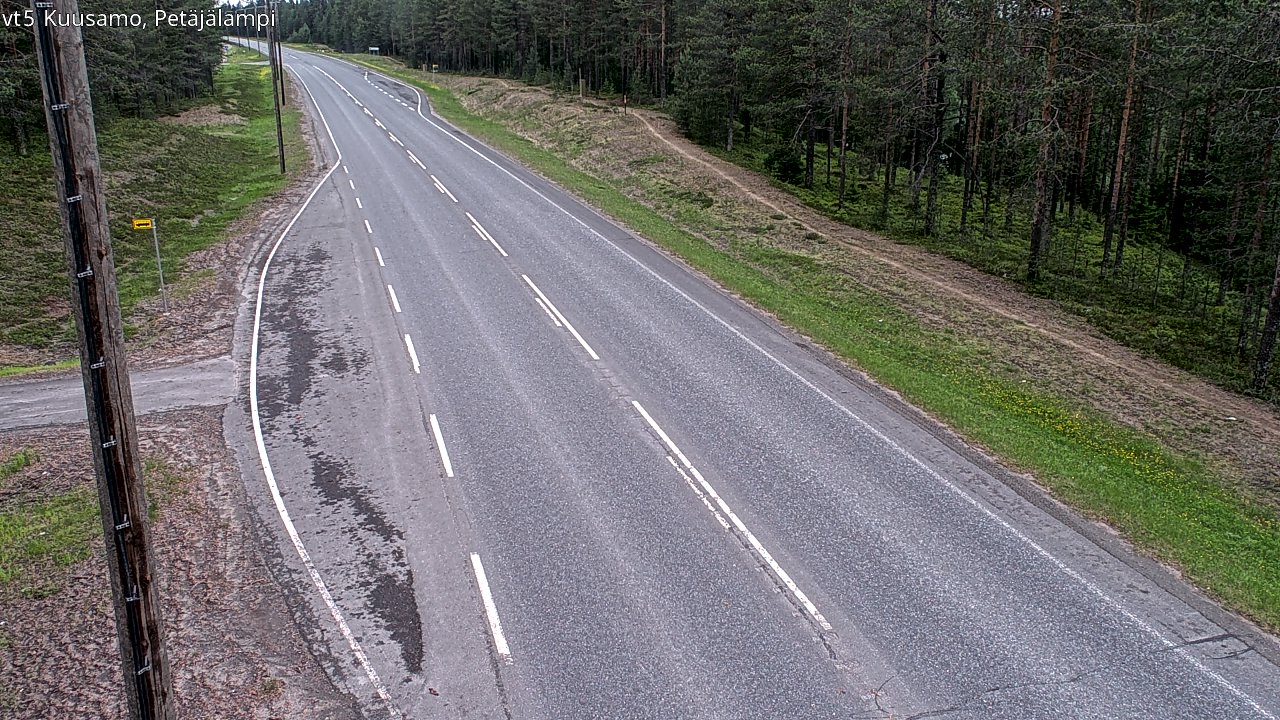 Kelikamerat Kuva Tie 5 Kuusamo, Petäjälampi, Kuusamo, Pohjois-Pohjanmaa