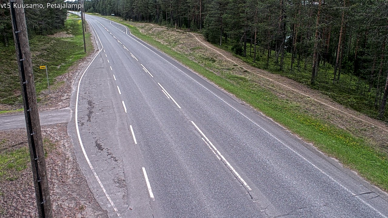 Kelikamerat Kuva Tie 5 Kuusamo, Petäjälampi, Kuusamo, Pohjois-Pohjanmaa