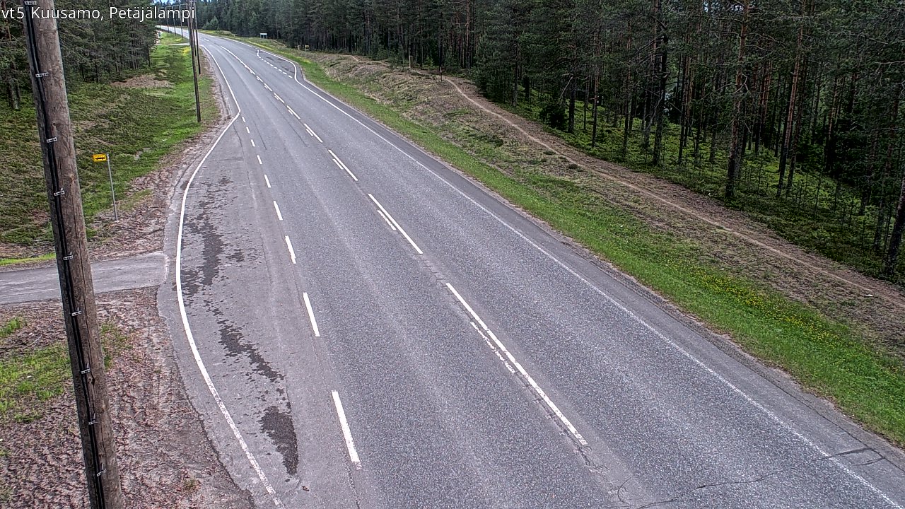 Kelikamerat Kuva Tie 5 Kuusamo, Petäjälampi, Kuusamo, Pohjois-Pohjanmaa