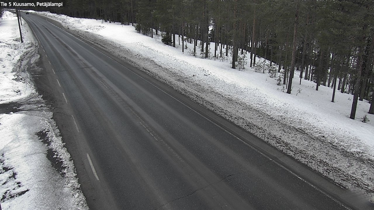 Kelikamerat Kuva Tie 5 Kuusamo, Petäjälampi, Kuusamo, Pohjois-Pohjanmaa