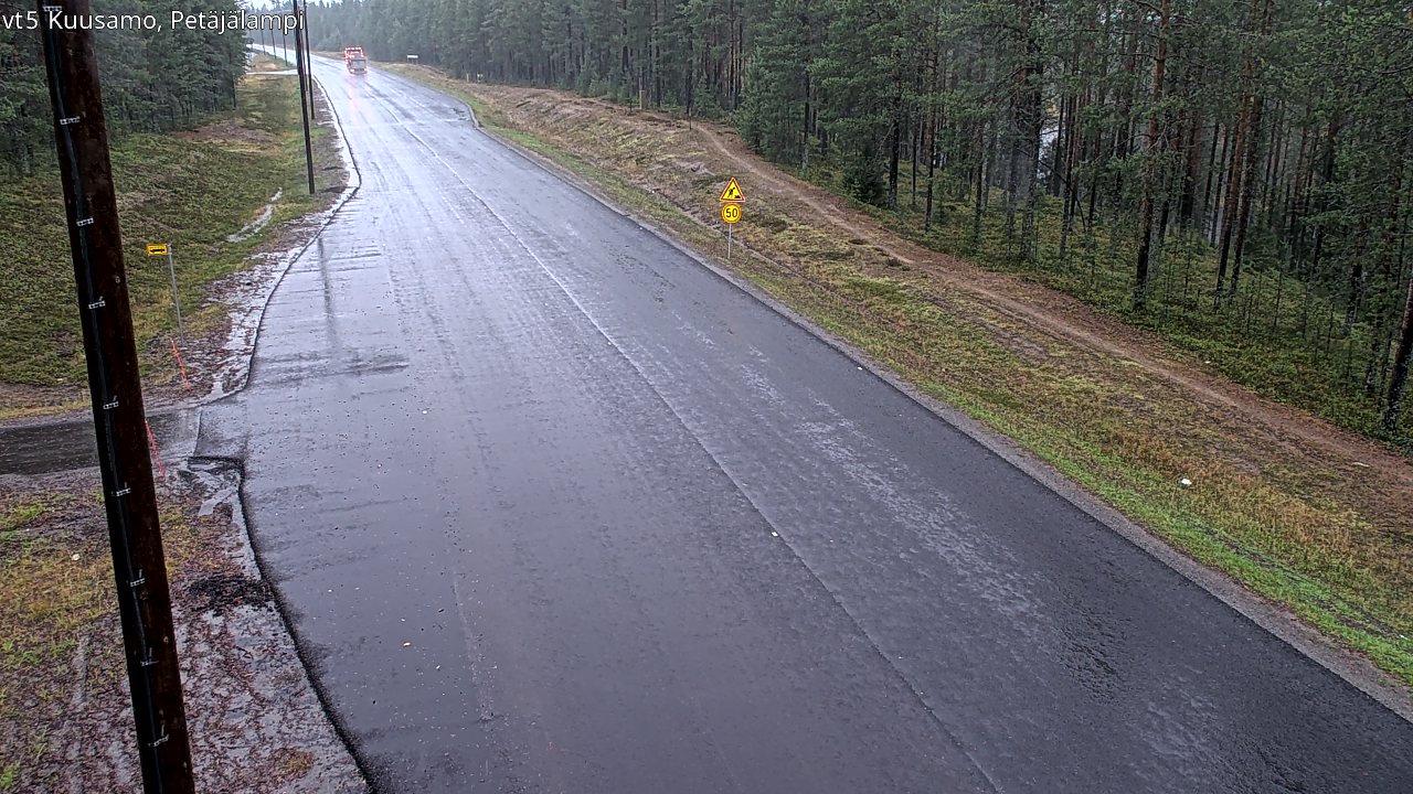 Kelikamerat Kuva Tie 5 Kuusamo, Petäjälampi, Kuusamo, Pohjois-Pohjanmaa
