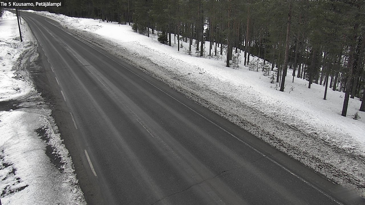 Kelikamerat Kuva Tie 5 Kuusamo, Petäjälampi, Kuusamo, Pohjois-Pohjanmaa