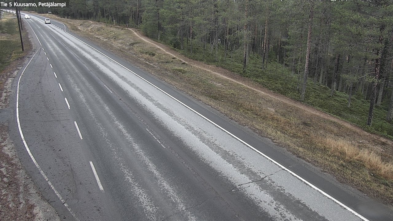 Kelikamerat Kuva Tie 5 Kuusamo, Petäjälampi, Kuusamo, Pohjois-Pohjanmaa