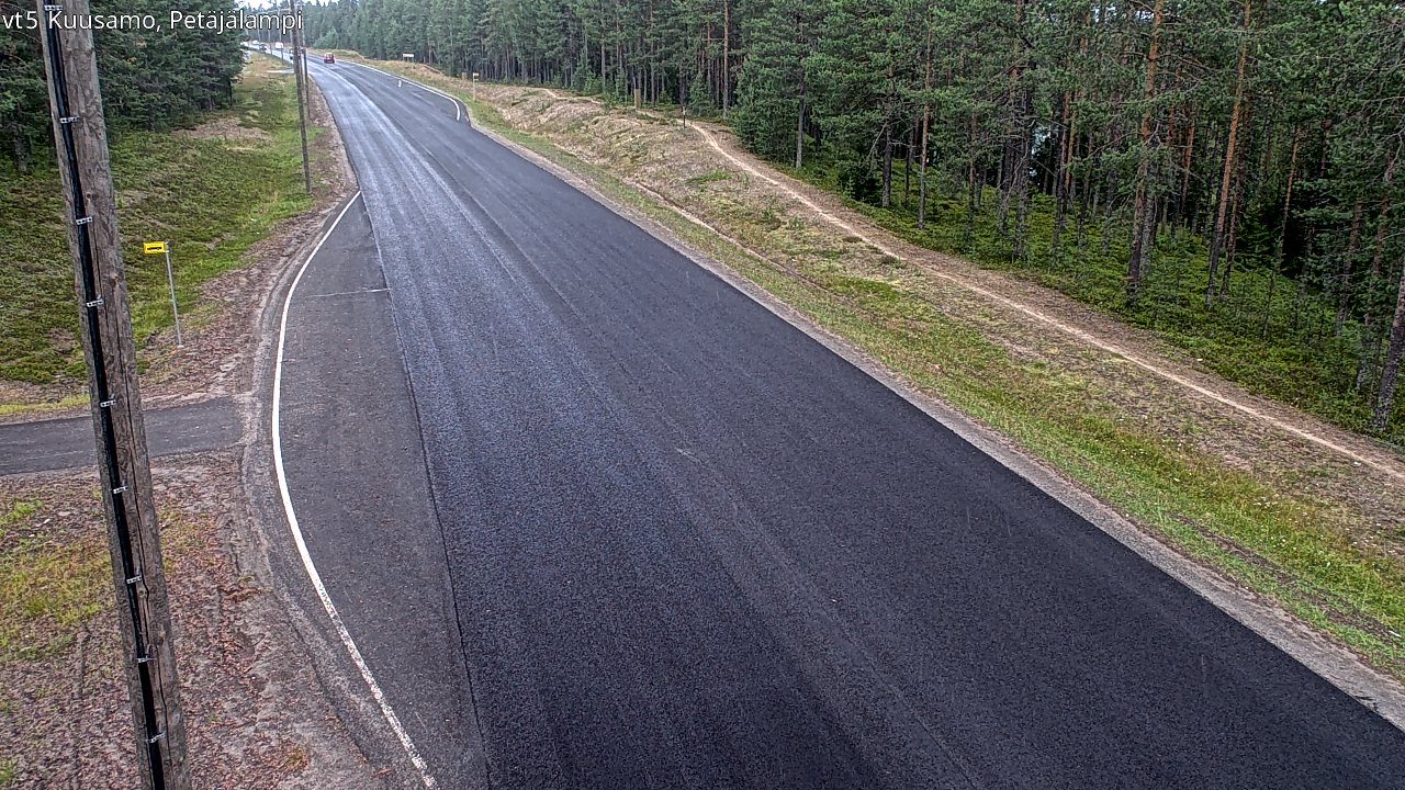 Kelikamerat Kuva Tie 5 Kuusamo, Petäjälampi, Kuusamo, Pohjois-Pohjanmaa