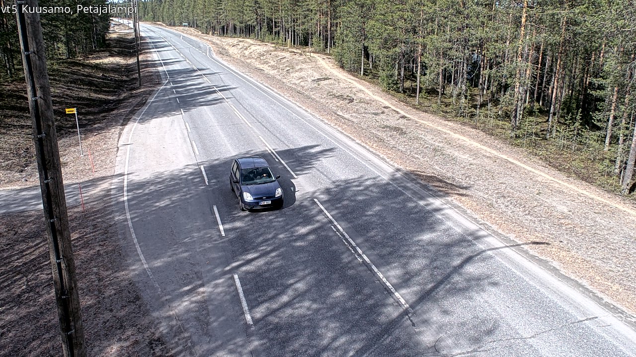 Kelikamerat Kuva Tie 5 Kuusamo, Petäjälampi, Kuusamo, Pohjois-Pohjanmaa