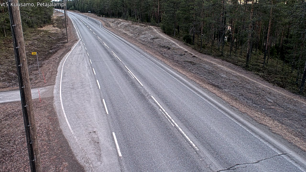 Kelikamerat Kuva Tie 5 Kuusamo, Petäjälampi, Kuusamo, Pohjois-Pohjanmaa