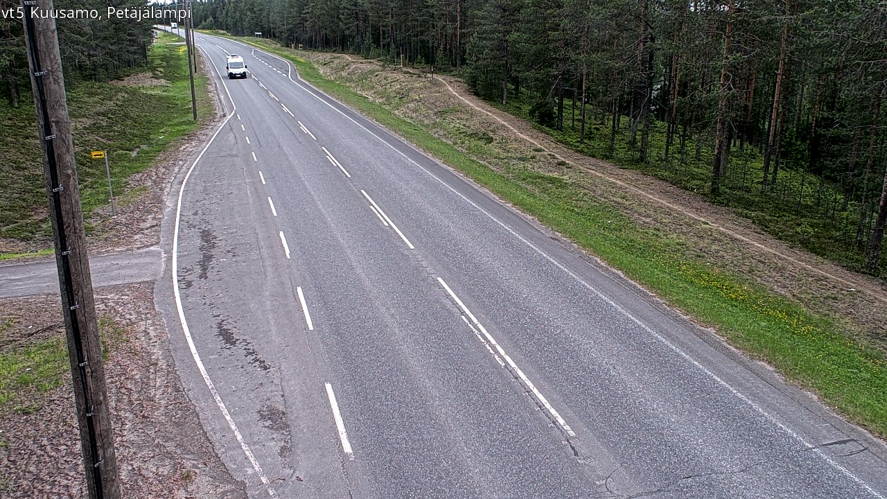 Kelikamerat Kuva Tie 5 Kuusamo, Petäjälampi, Kuusamo, Pohjois-Pohjanmaa
