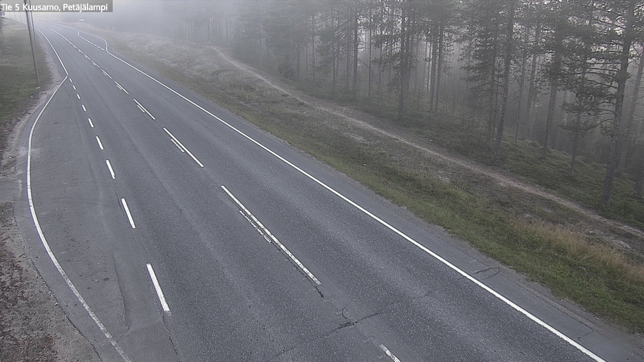 Kelikamerat Kuva Tie 5 Kuusamo, Petäjälampi, Kuusamo, Pohjois-Pohjanmaa