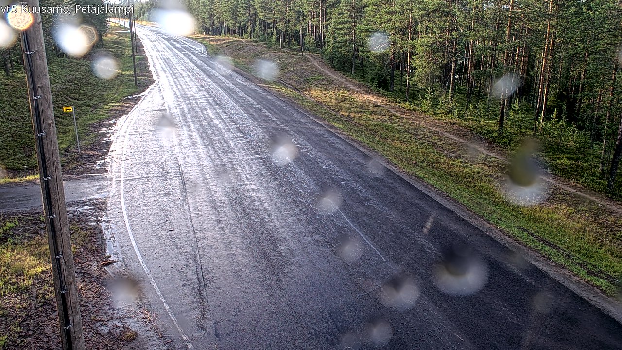 Kelikamerat Kuva Tie 5 Kuusamo, Petäjälampi, Kuusamo, Pohjois-Pohjanmaa