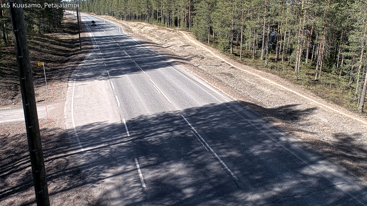 Kelikamerat Kuva Tie 5 Kuusamo, Petäjälampi, Kuusamo, Pohjois-Pohjanmaa