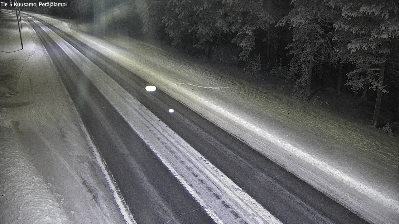 Kelikamerat Kuva Tie 5 Kuusamo, Petäjälampi, Kuusamo, Pohjois-Pohjanmaa