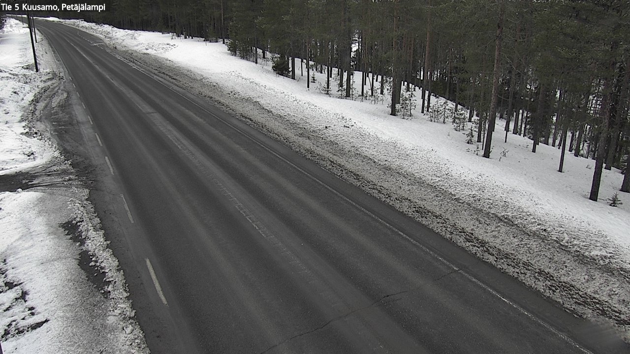 Kelikamerat Kuva Tie 5 Kuusamo, Petäjälampi, Kuusamo, Pohjois-Pohjanmaa