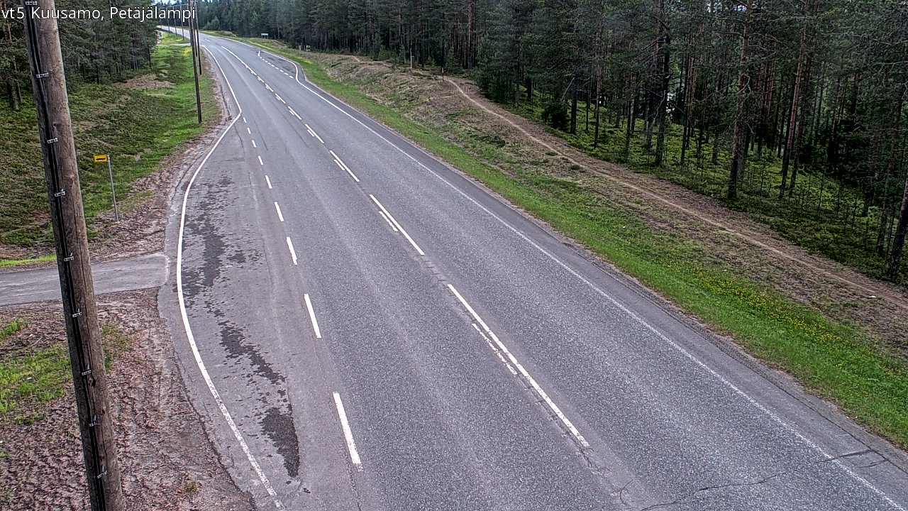 Kelikamerat Kuva Tie 5 Kuusamo, Petäjälampi, Kuusamo, Pohjois-Pohjanmaa