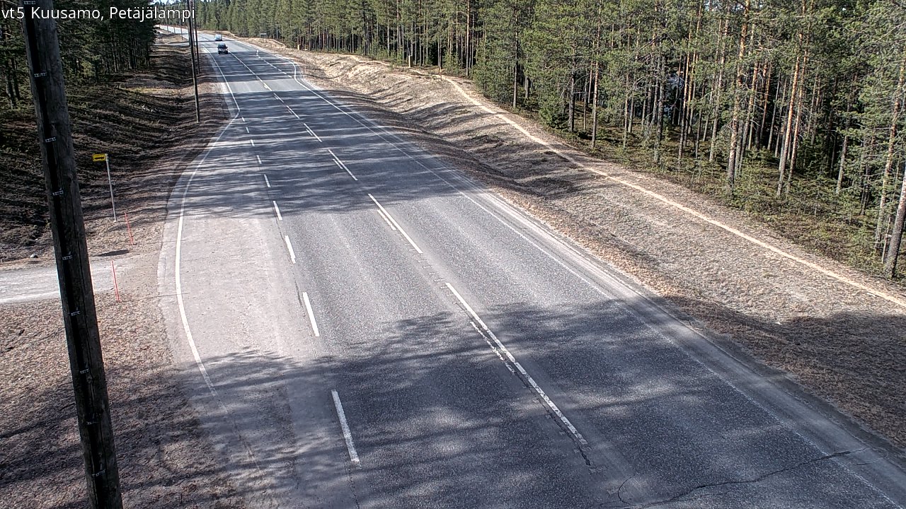 Kelikamerat Kuva Tie 5 Kuusamo, Petäjälampi, Kuusamo, Pohjois-Pohjanmaa