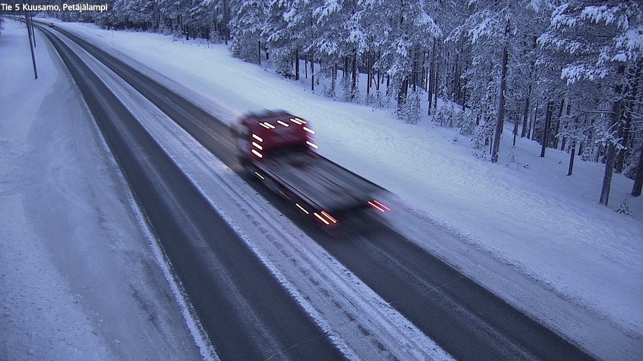 Kelikamerat Kuva Tie 5 Kuusamo, Petäjälampi, Kuusamo, Pohjois-Pohjanmaa