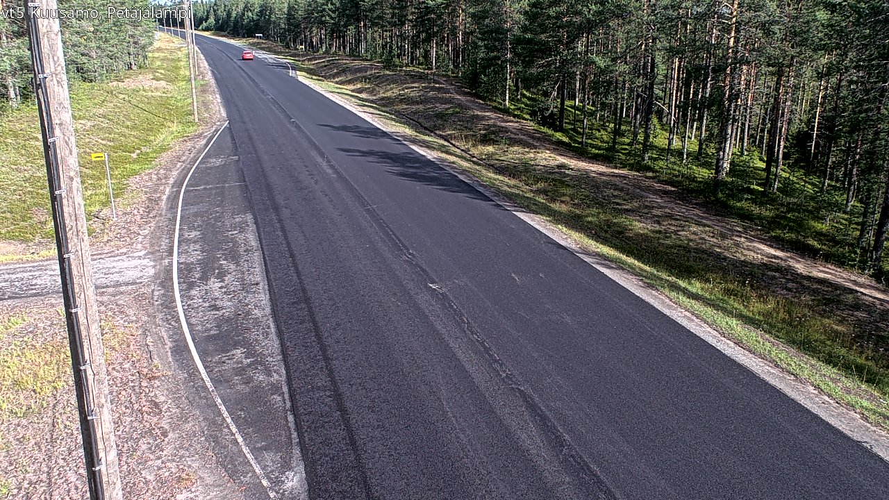 Kelikamerat Kuva Tie 5 Kuusamo, Petäjälampi, Kuusamo, Pohjois-Pohjanmaa