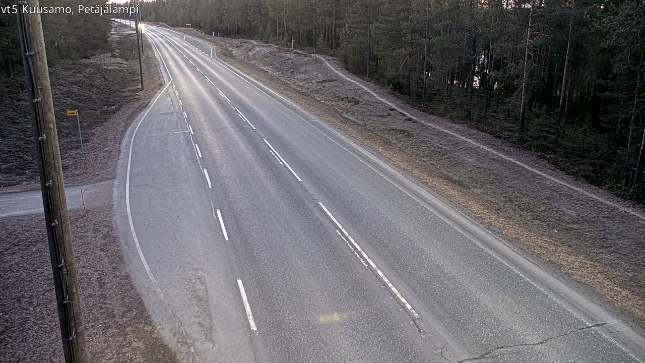 Kelikamerat Kuva Tie 5 Kuusamo, Petäjälampi, Kuusamo, Pohjois-Pohjanmaa